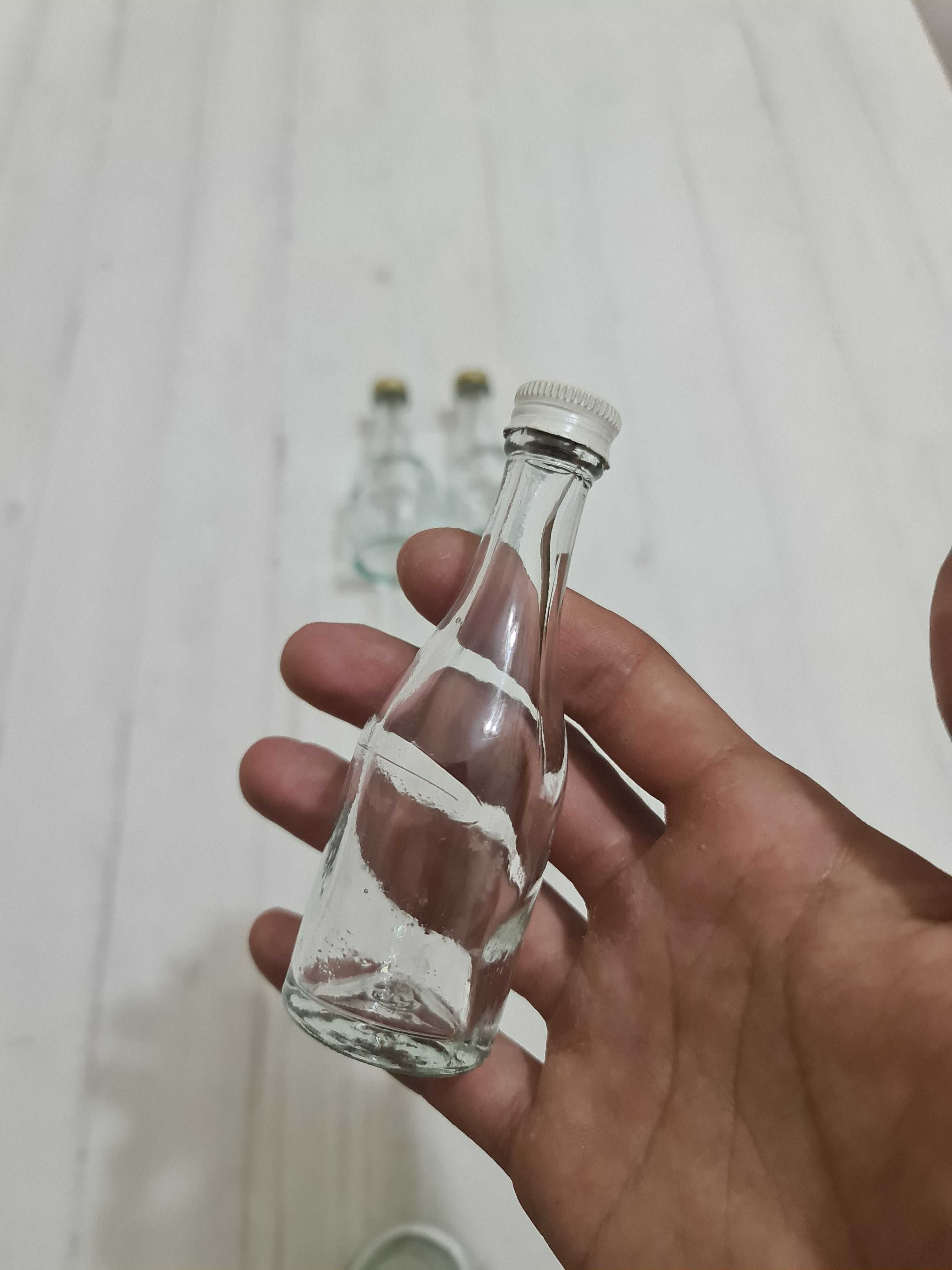 Coleção Conjunto Lote Pack Garrafas de Vidro Pequenas Amostras Vintage
