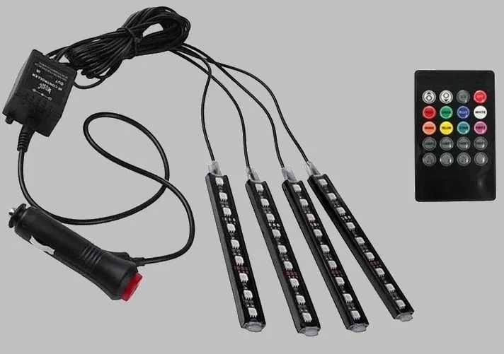 NOWE!!! Oświetlenie wnętrza samochodu kabiny RGB LED