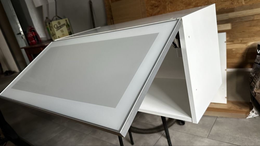 Szafka wisząca IKEA METOD ze szklanym frontem 80x37x40 otw. do góry