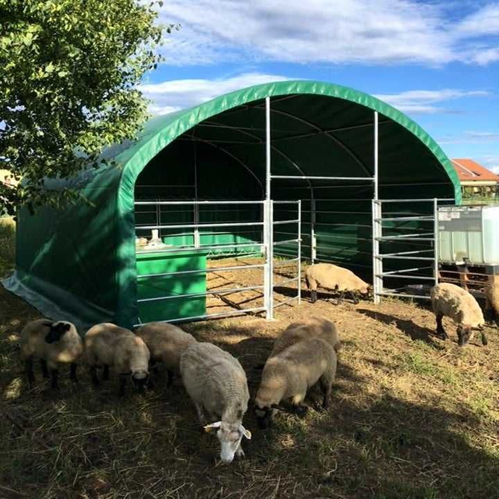 Namiot wiata zagroda dla zwierząt bydła owiec NOWA dach kojec 6x6m