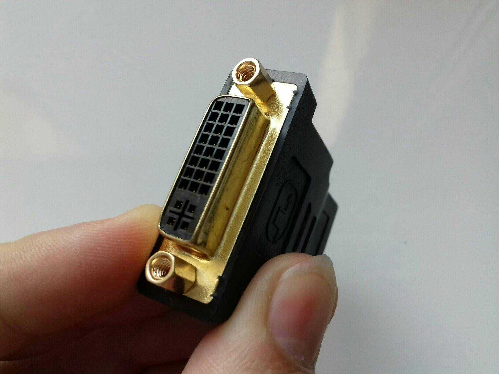 DVI do HDMI 24+5 Adapter, HDMI - DVI-D Dual-Link, Kable, Converter 256