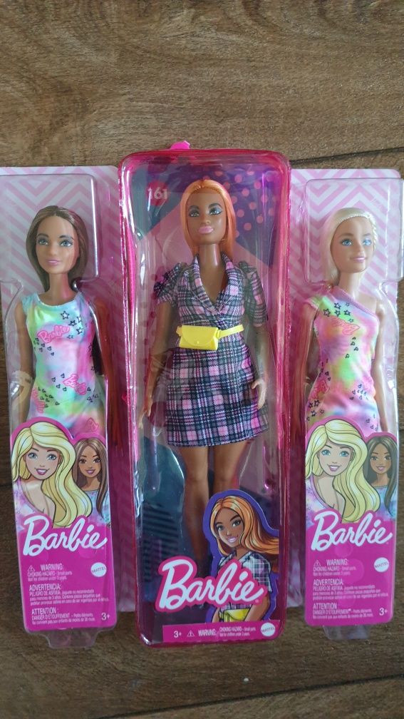 Nowy zestaw lalek Barbie 3 szt.