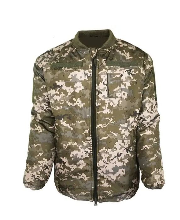 Фірменна зимова куртка піксель ЗСУ, без капюшону