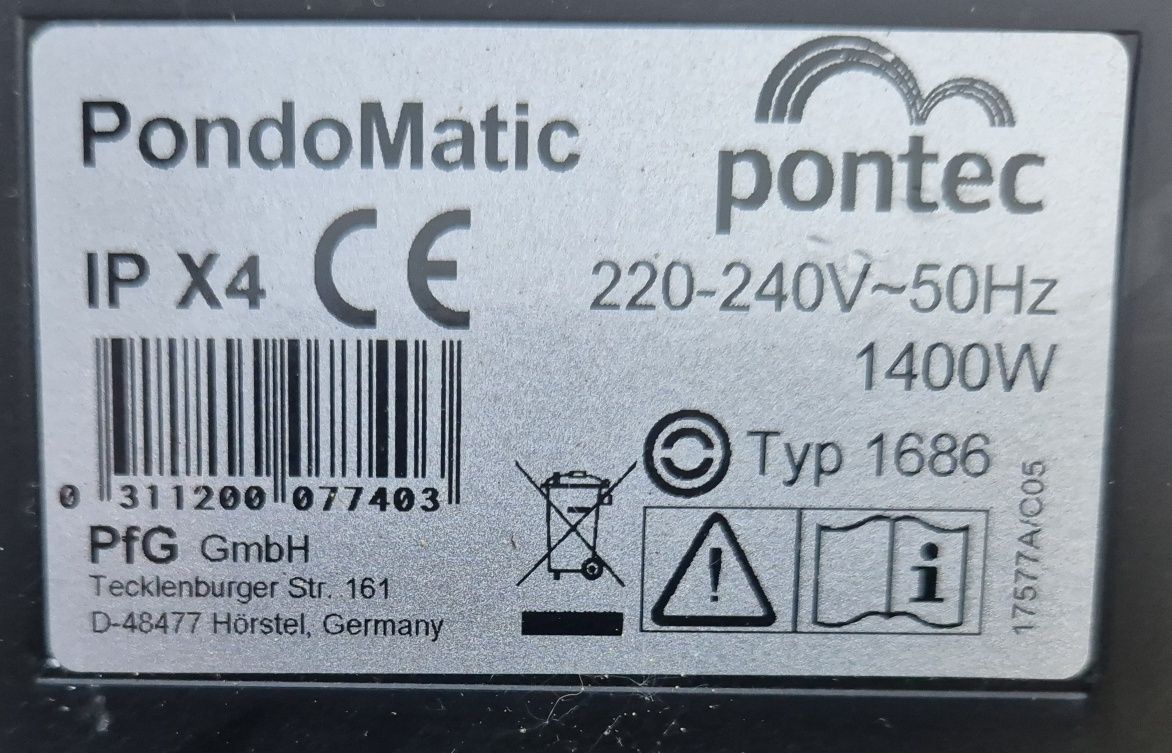 Pontec odkurzacz do oczka basenu