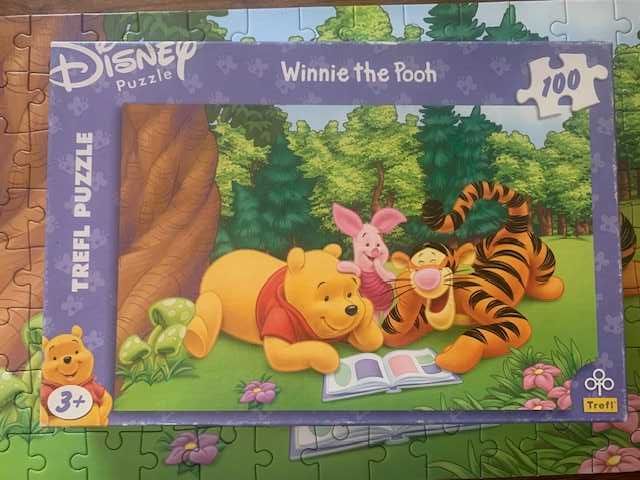 Kubuś Puchatek puzzle zestaw