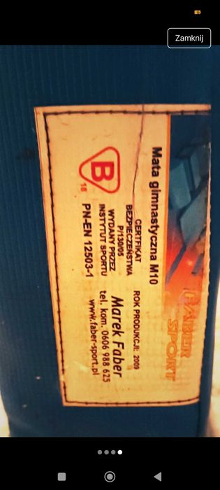 Niebieska Mata typu M10