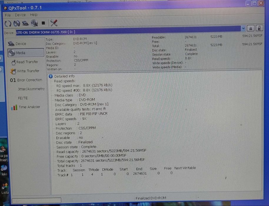 PC Nagrywarka DVD Lite-on SOHW-1673S05C ATAPI