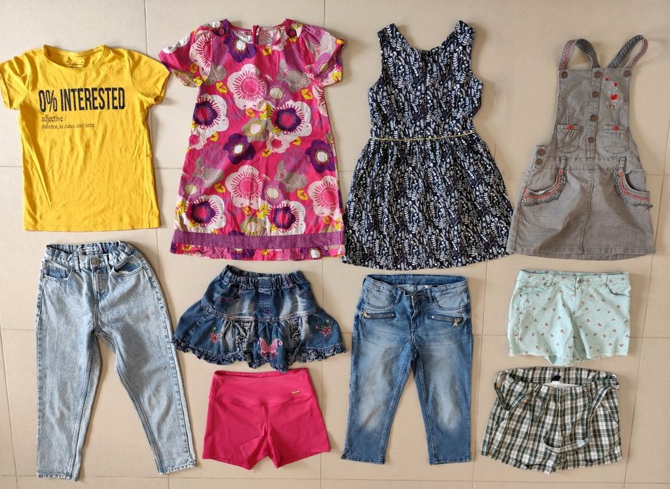 Lote de roupa para Menina (10 anos)