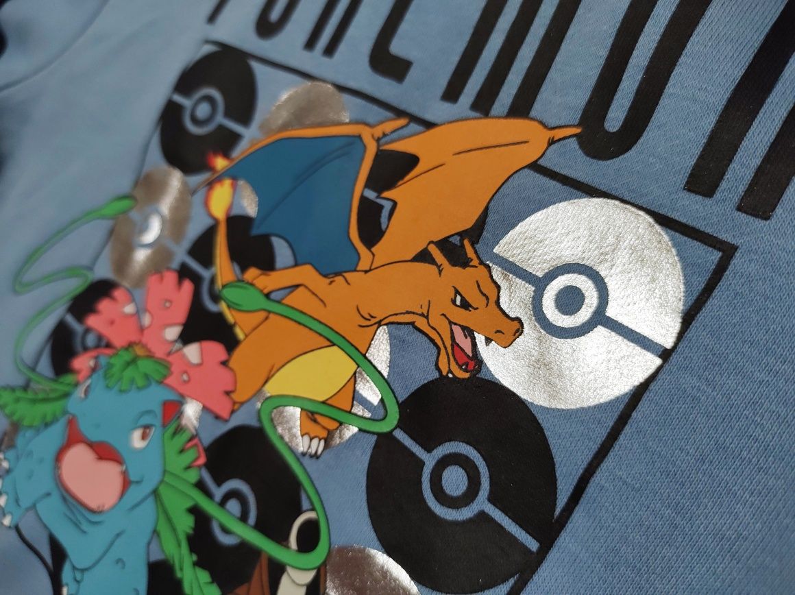 Bluza z kapturem i kieszenią / Pokémon / unisex / 158-164 / 13-14 lat