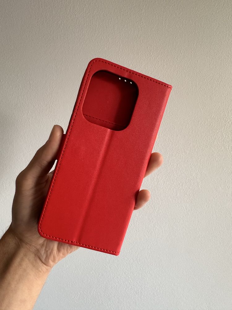 Etui z klapką zamykane skórzane do XIAOMI REDMI NOTE 14 / 14 4G