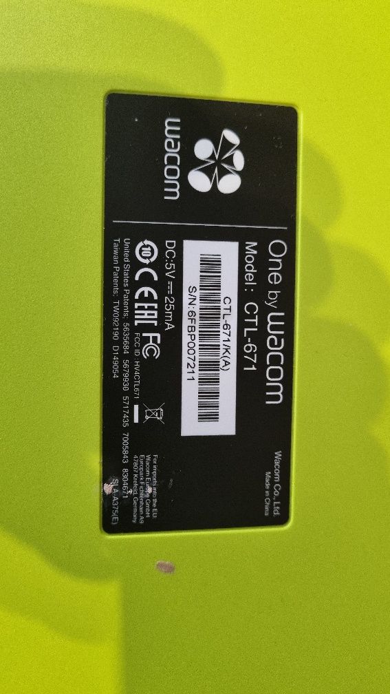 Oneby wacom CTL-671 tablet graficzny