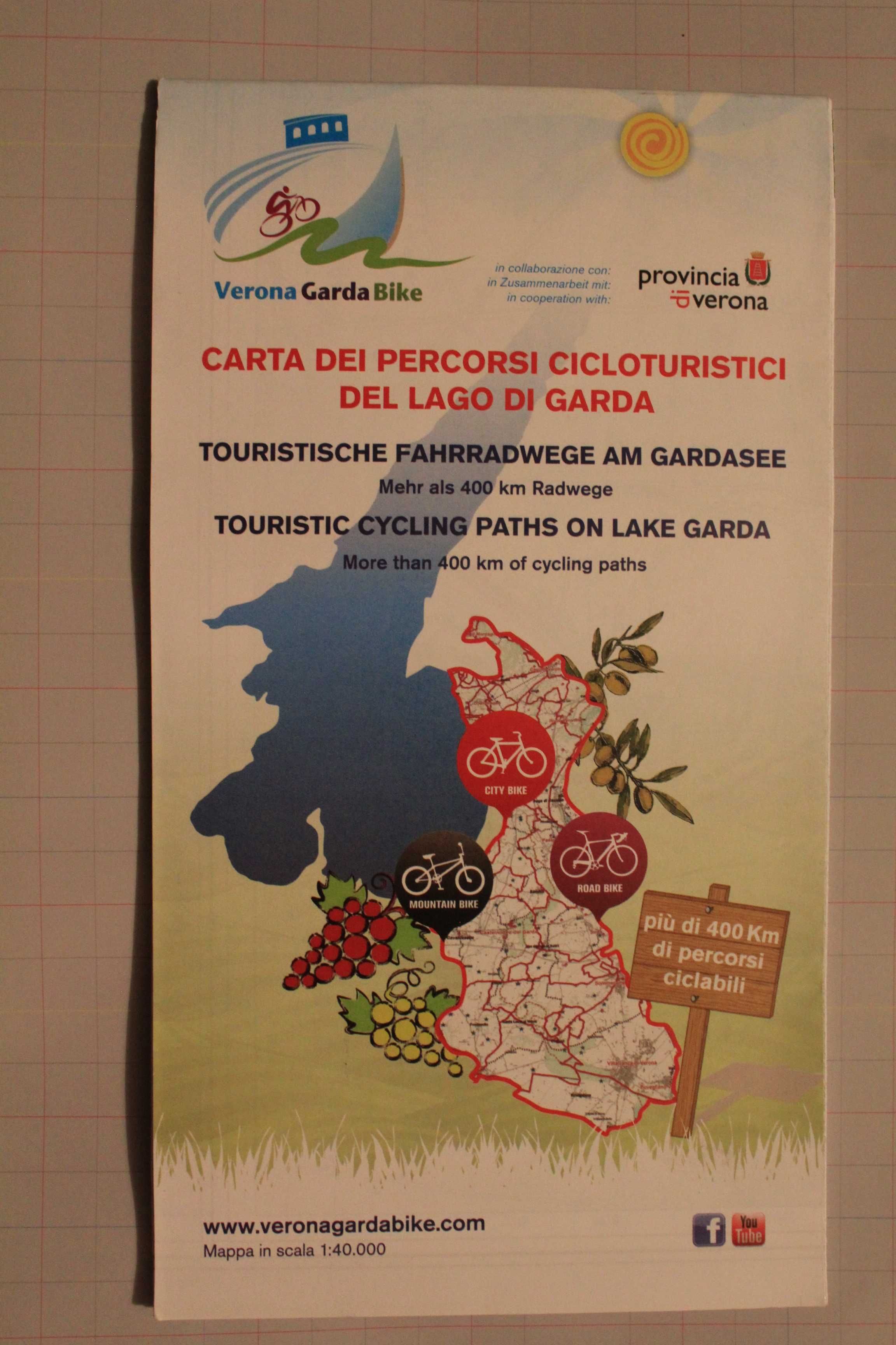 Włochy-prowincja Werona-jez.Garda-mapa-trasy rowerowe-725