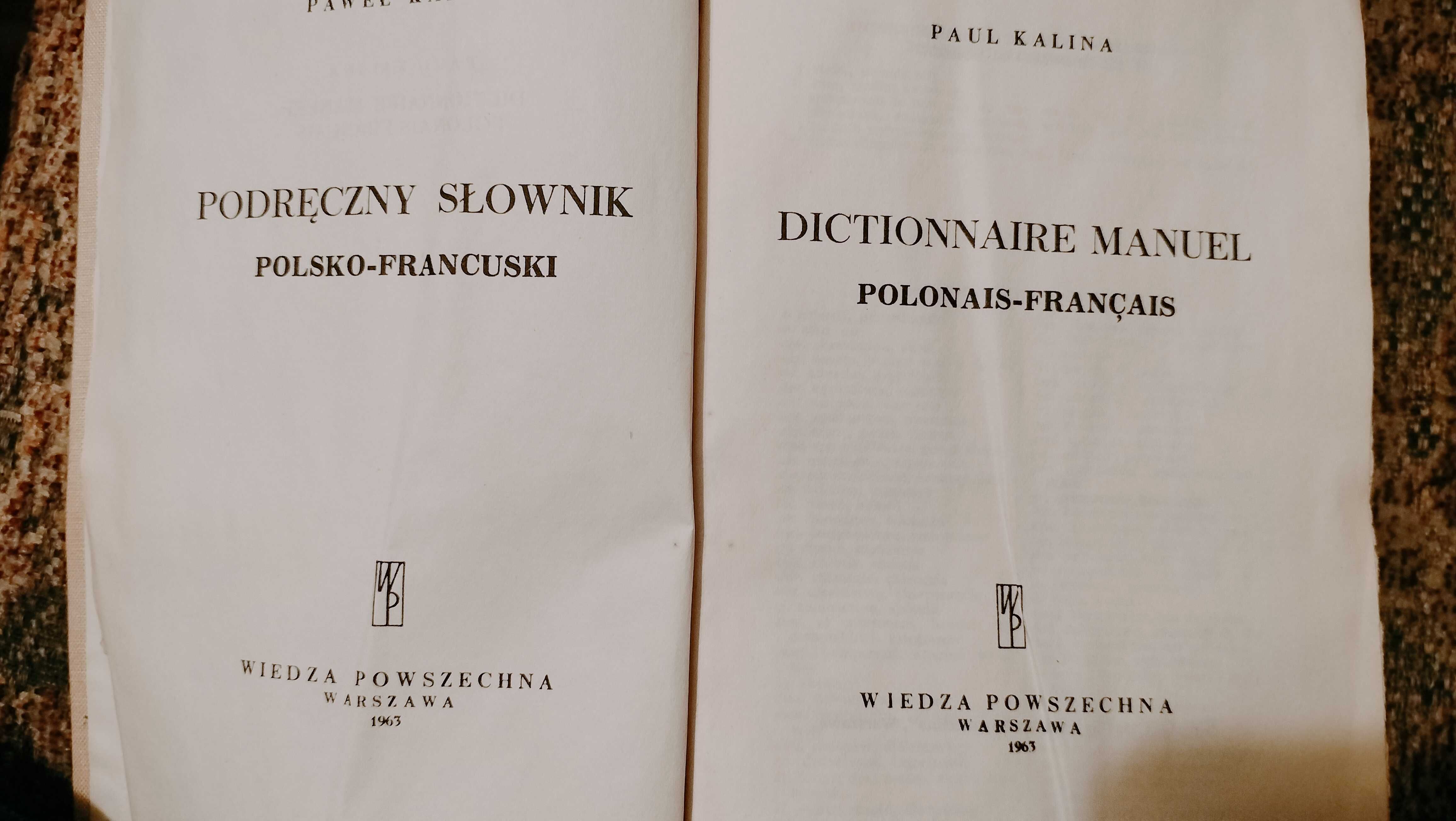 Paul Kalina-podręczny słownik posko-francuski
