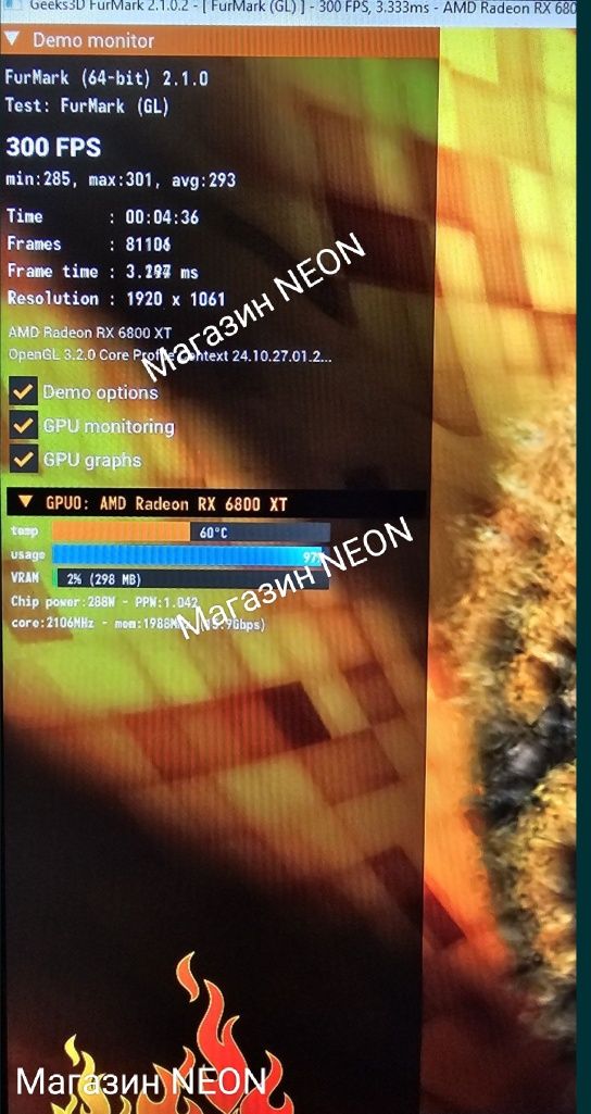 Топовая SAPPHIRE Nitro+RX 6800XT-16GB Любые тесты! Магазин NEON