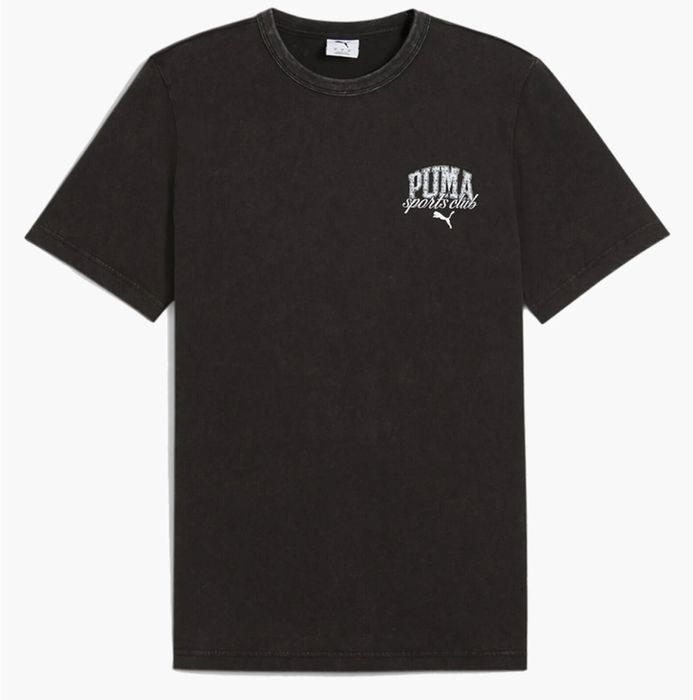 Нова Puma футболка (оригінал, washed, M, чорна)