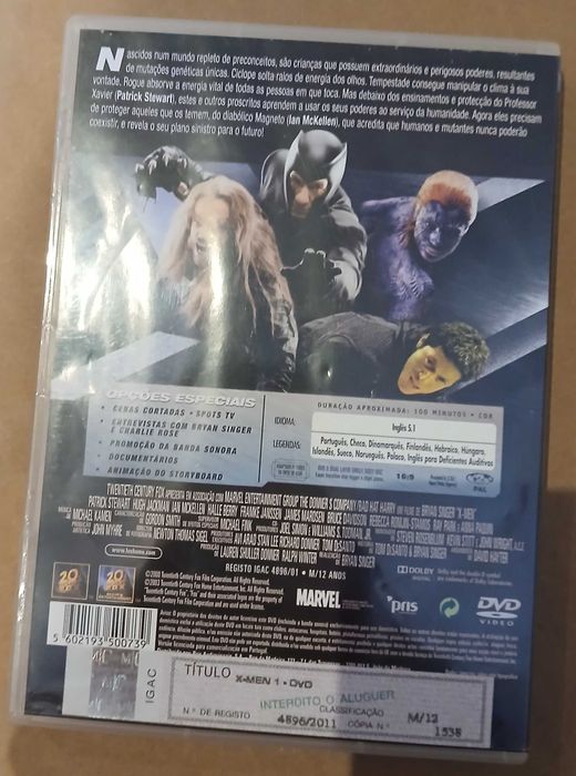Dvd Filme X-Men 2000