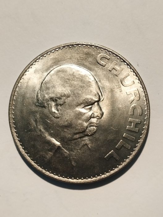 Moedas 1 Libra Esterlina (5 Shillings) 1965 UK não circuladas