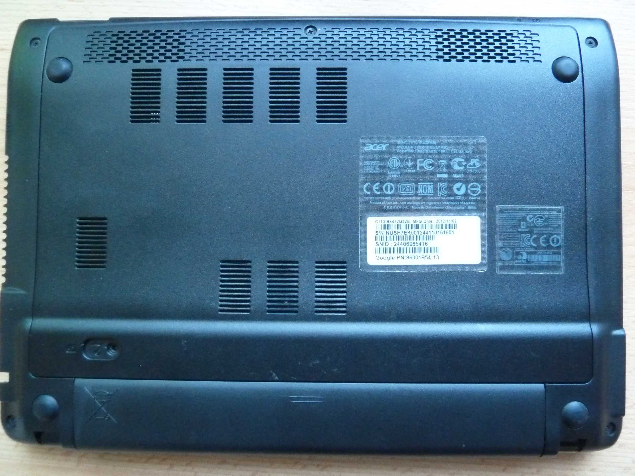 Acer C710 - bez systemu