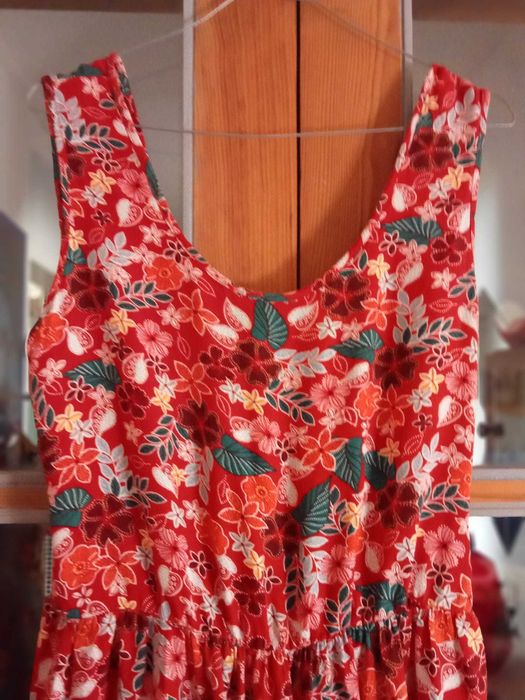 Vestido vermelho Mango