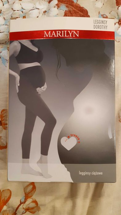 Legginsy ciążowe czarne rozmiar L Nowe