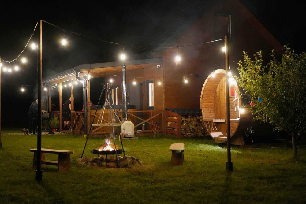 "U Sowy" domek w Kozikach - sauna, balia mazurska na wyłączność!