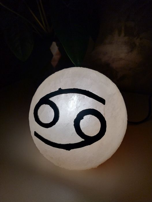 Lampka solna zodiakalna "Rak"