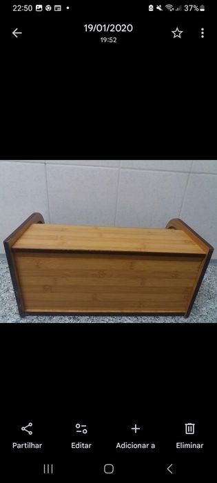 Caixa para pão nova