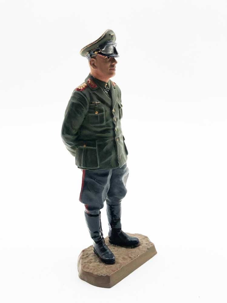 Figura de Chumbo Vintage General Erwin Rommel Segunda Guerra