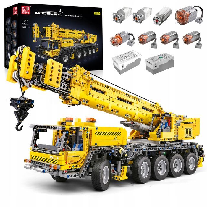 Klocki 2688 el. Technic ciężarówka auto Mould King 17047