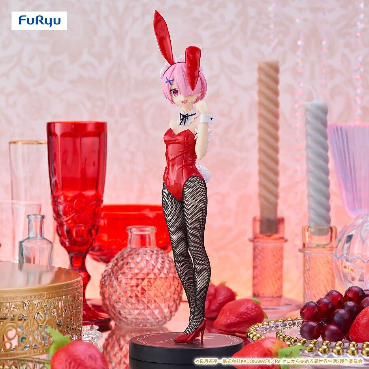Re:ZERO Bunnies Figure Ram Red Color ver Аніме фігурка Оригінал