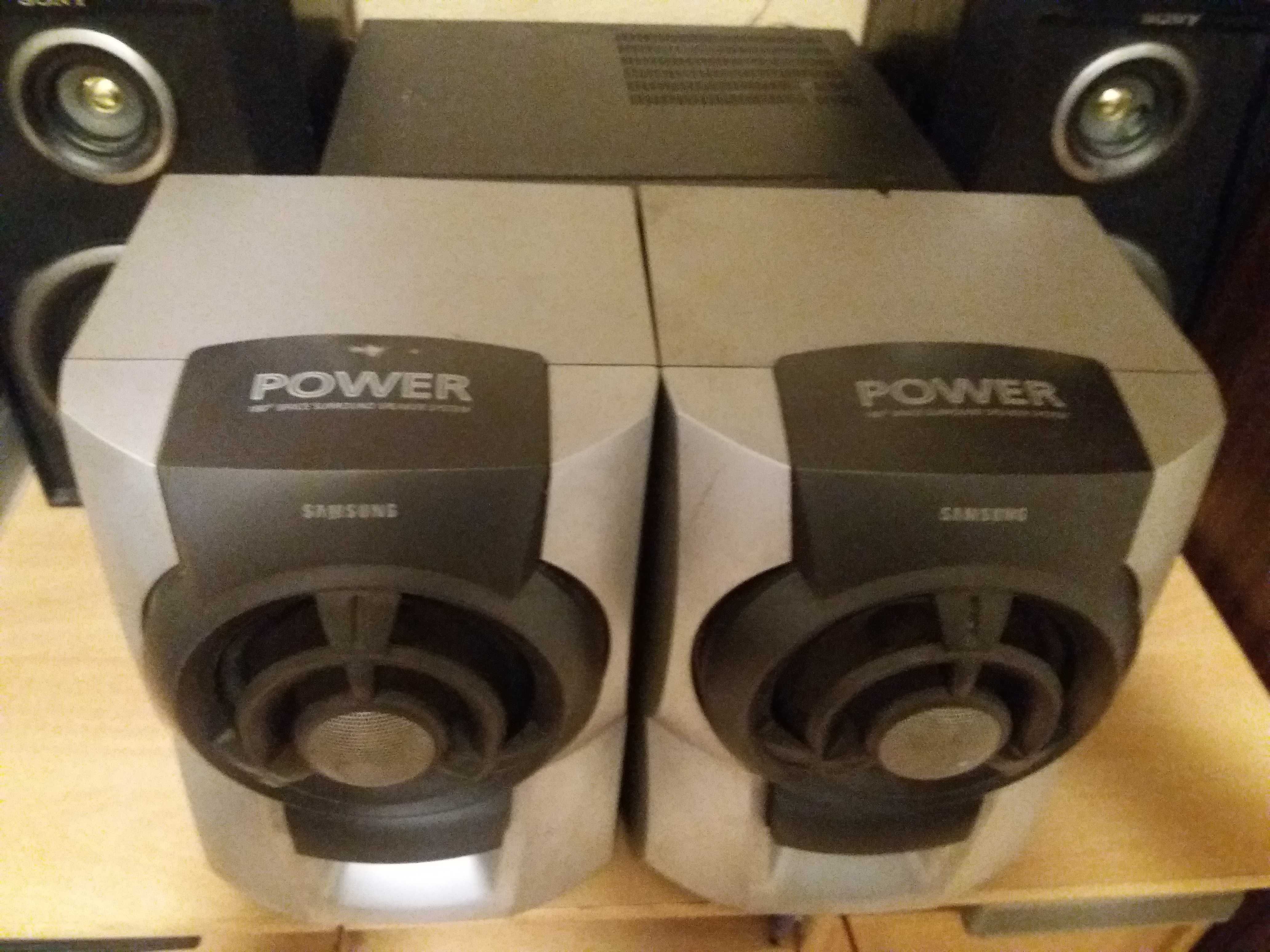 Mini wieża firmy Sony kolumny Sony Samsung Akai