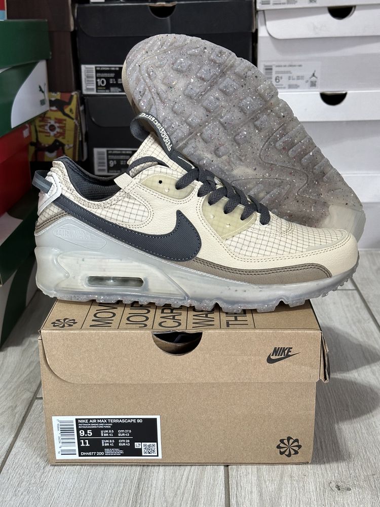 Кроссовки Nike Air Max Terrascape 90 Rattan бежеві кофейні Найк