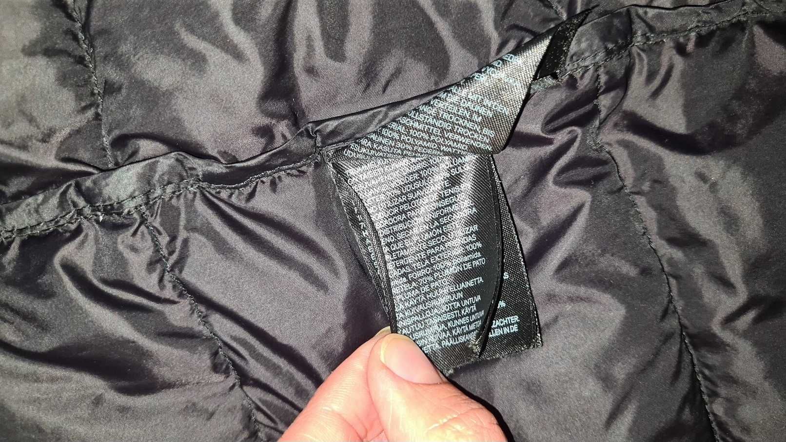H&M płaszcz puchowy feather down puch i pierze 36