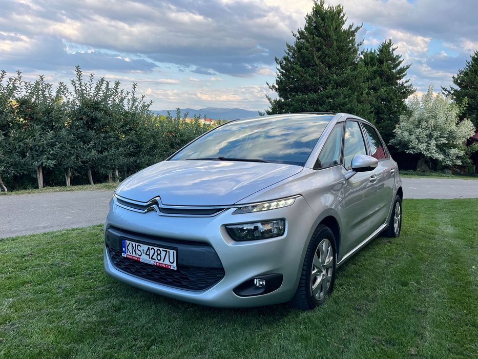 Citroën C4 Picasso bezwypadkowy, niski przebieg, oszczędny