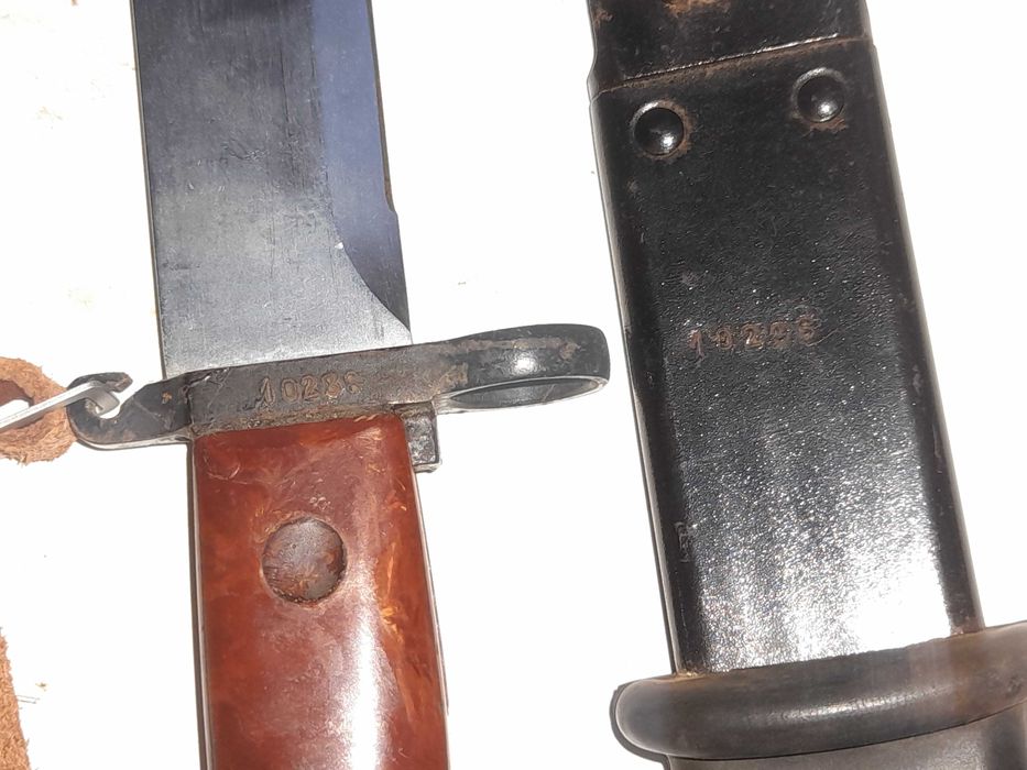 Bagnet 6H3 Kałasznikow AK 47 Polska - zgodne numery