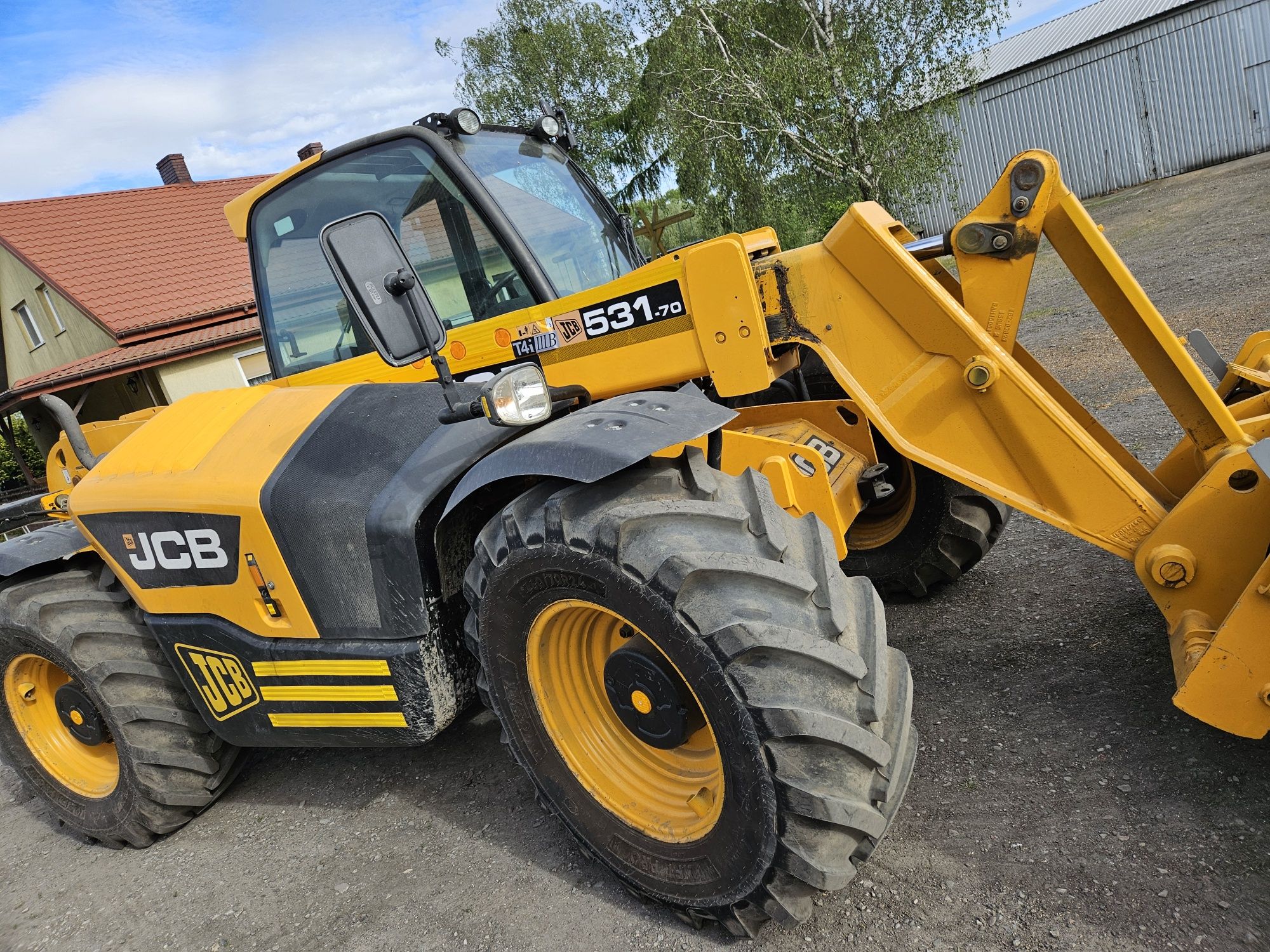 Jcb 531 70 Agri, nowe opony, bez Ad blu i filfra DPF