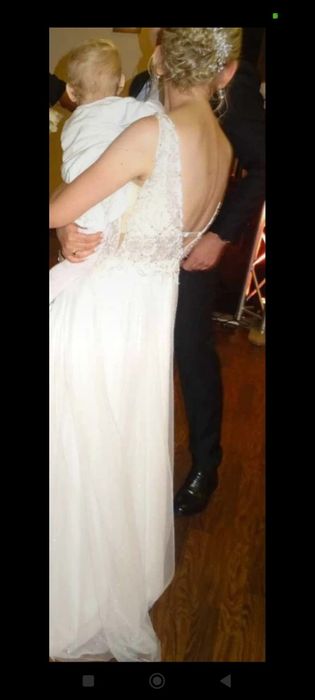 Suknia ślubna Justin Alexander + pokrowiec 
Rozmiar 36
Bardzo lekka, w