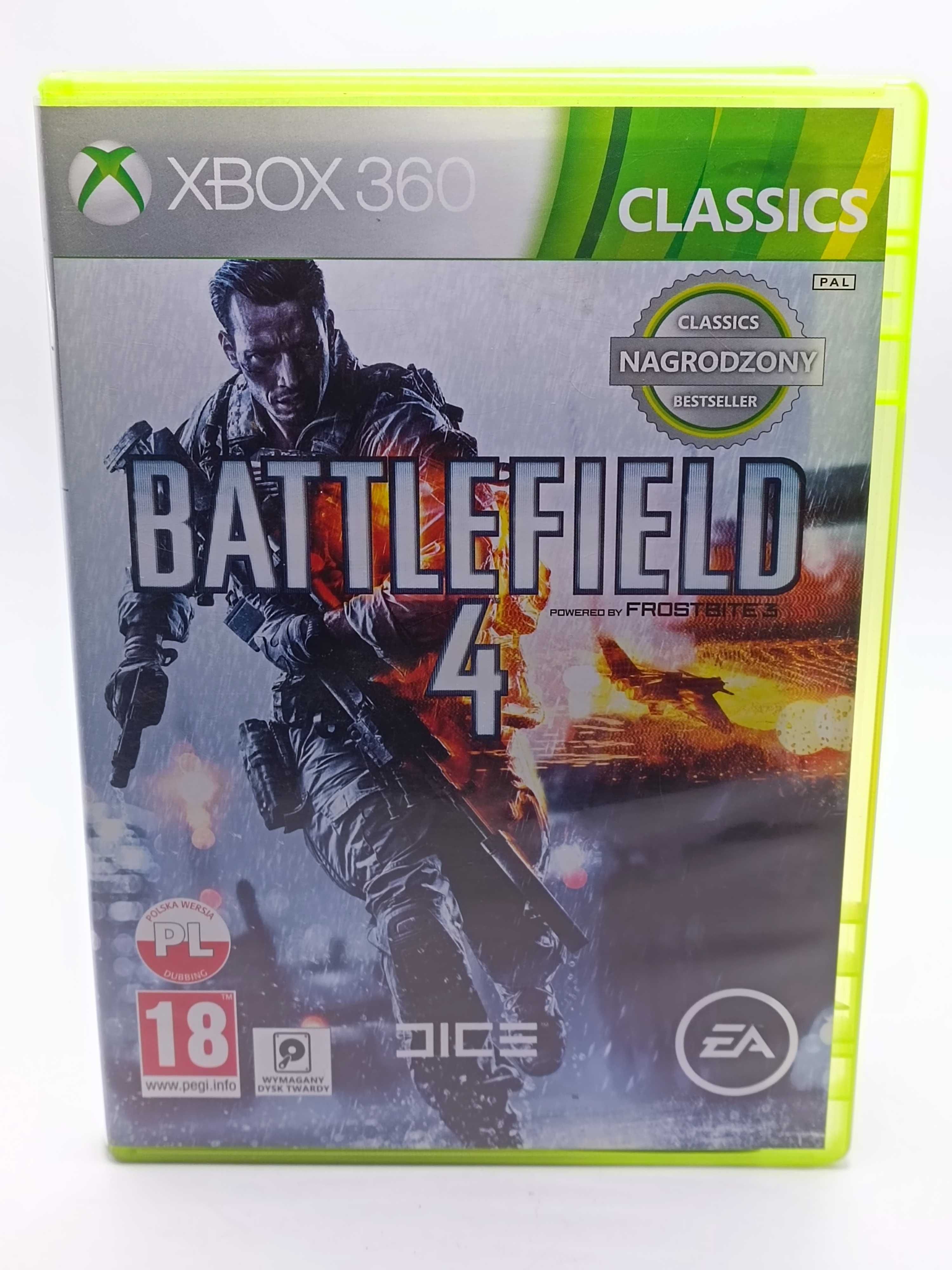 GRA Battlefield 4 PL Dubbing 2CD NA XBOX 360 CLASSICS 108/02/25s