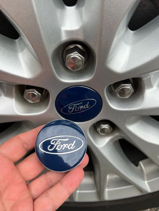 *NOWE* Dekielki 54mm FORD komplet 4szt. dekle kapsle zaślepki zestaw