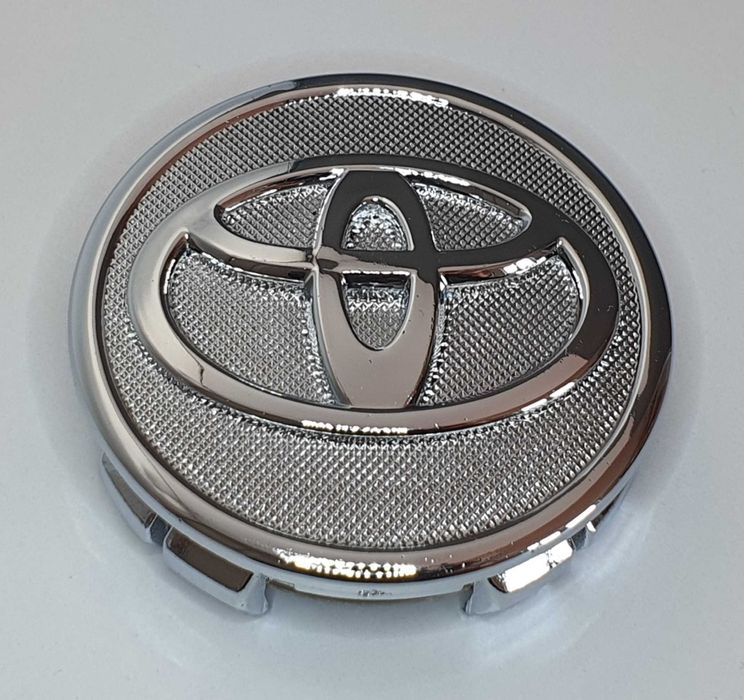 oryginalny chrom kapsel kołpak dekielek do felg TOYOTA 62mm