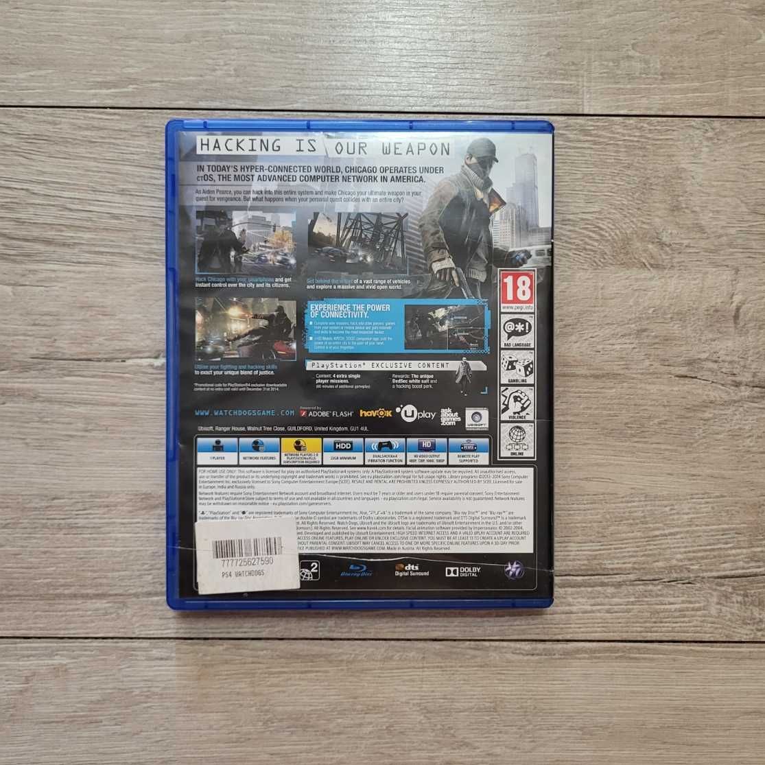 Watch Dogs PlayStation 4 PS4