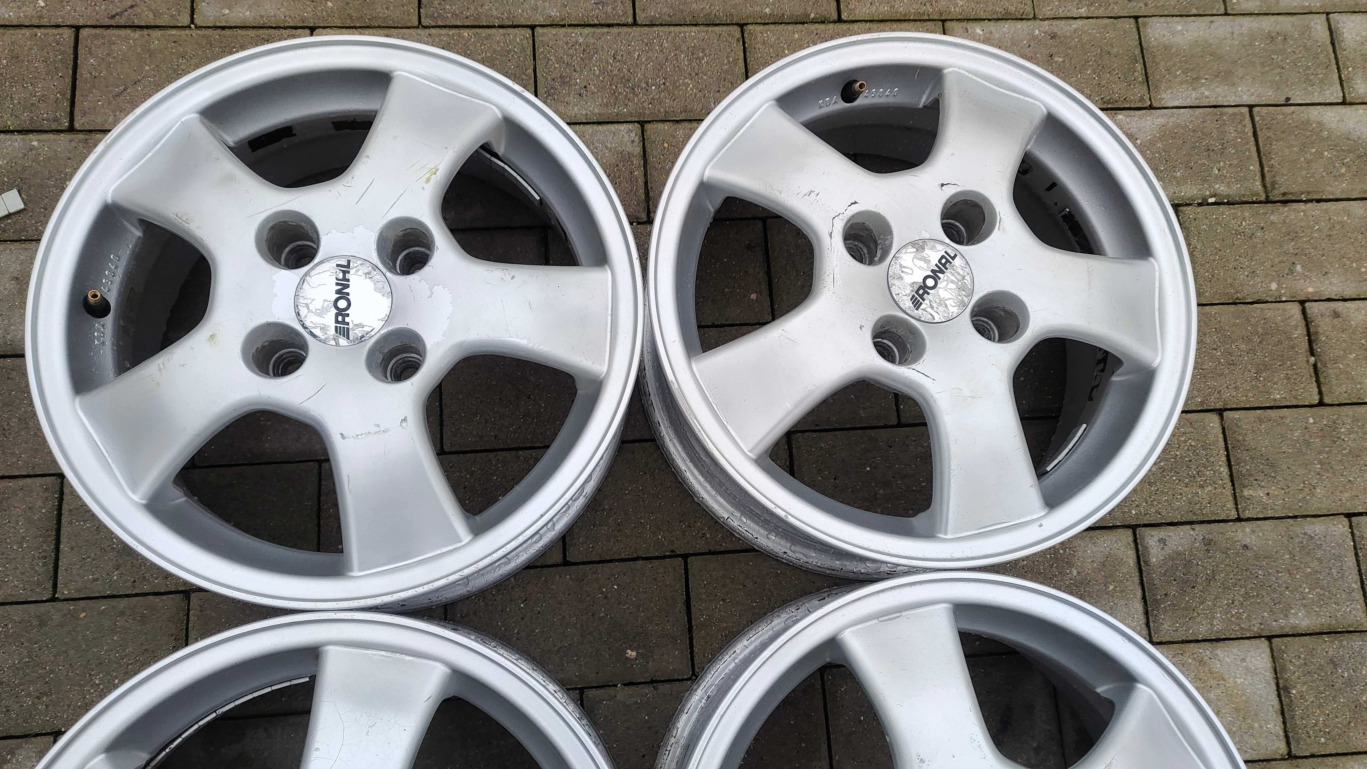 Felgi Aluminiowe Ronal 15 4x114,3 6J ET44 Hond Nissan Mitsubishi