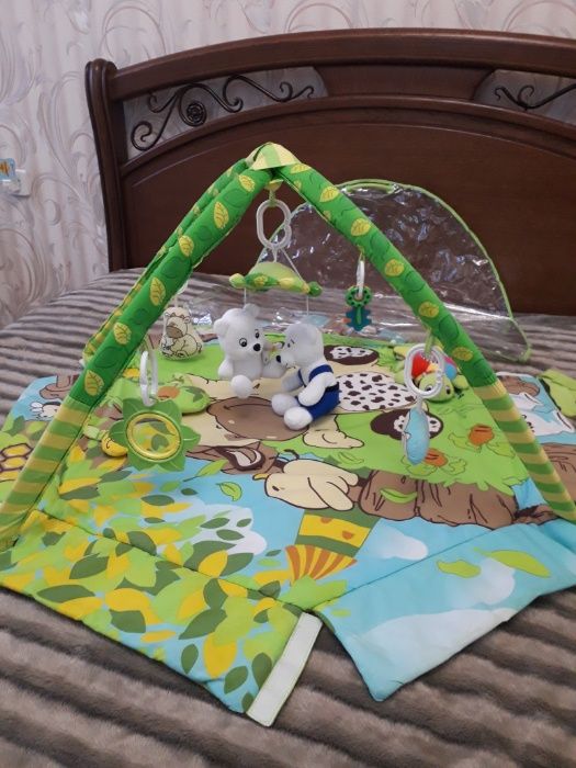 Развивающий коврик-палатка "Веселая ферма" - Canpol babies