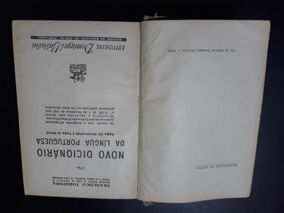 Dicionário Francisco Torrinha - 1958