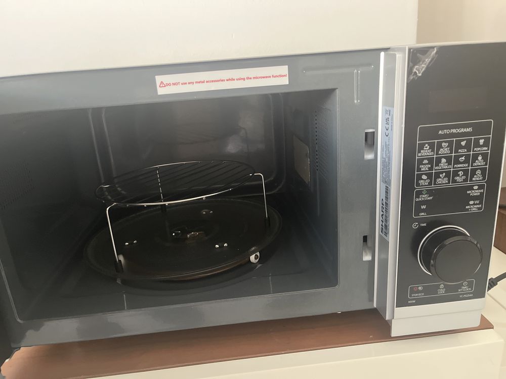 Microondas SHARP YC-QG234Aeb aluminio