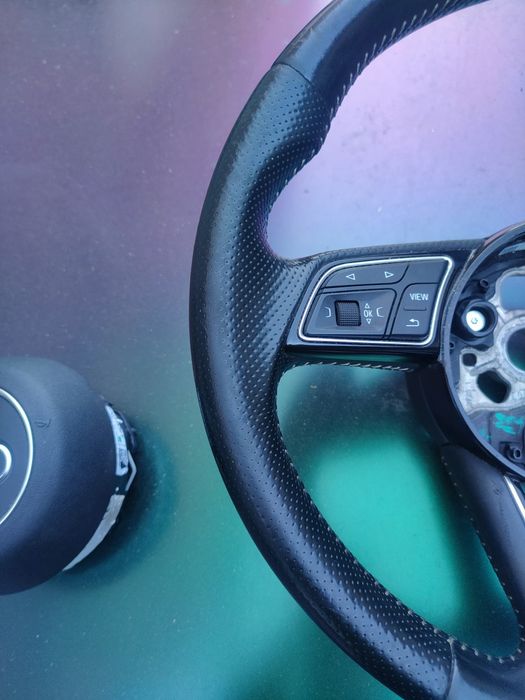 Audi A4 B7 B9 kierownica Sline S-line airbag 8W łopatki