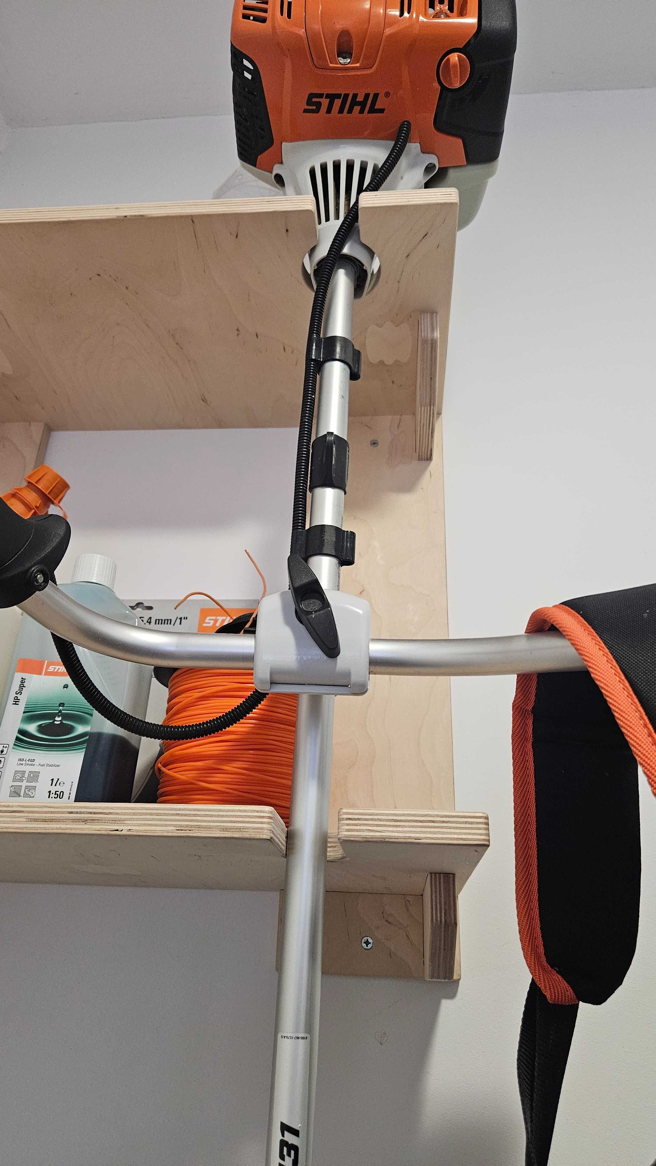 Wieszak uchwyt półka do kosy spalinowej podkaszarki - Stihl Husqvarna