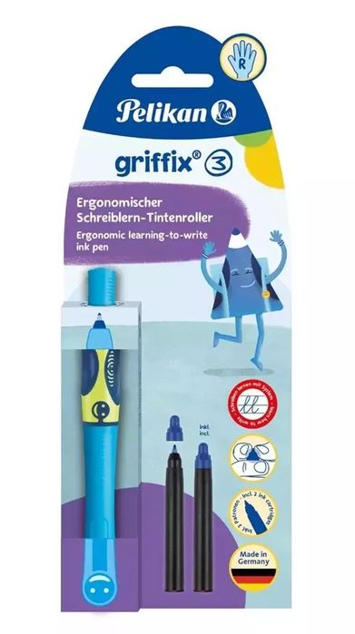 Pióro kulkowe Griffix Blue blister. Pelikan AG. Nowy Produkt
