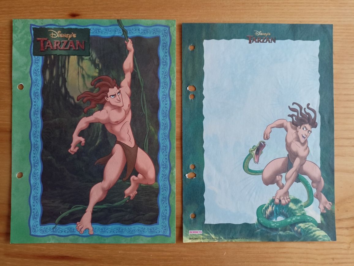 Karteczki kolekcjonerskie Tarzan