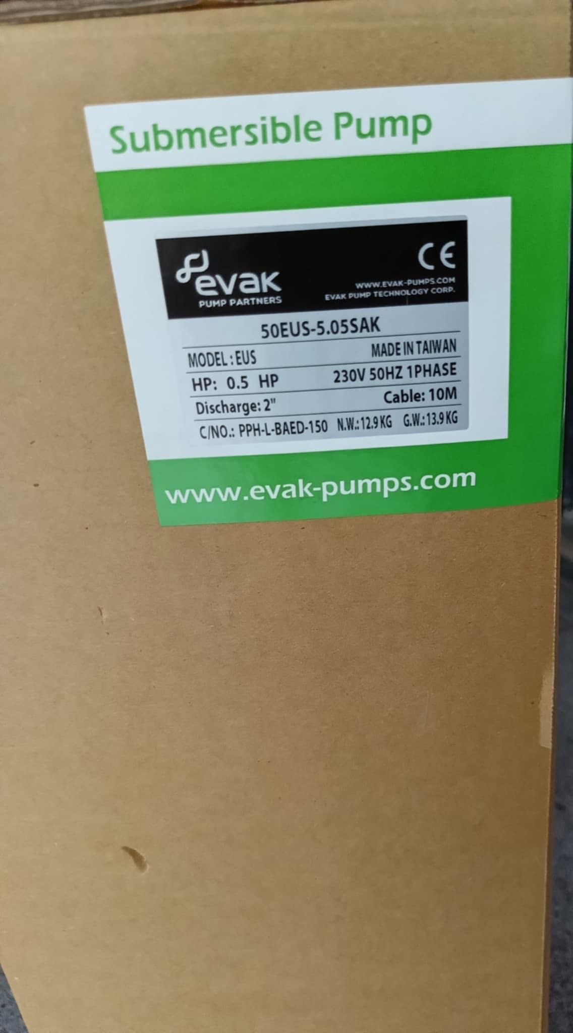 Pompa zatapialna EVAK 50EUS-5.05S do szlamu